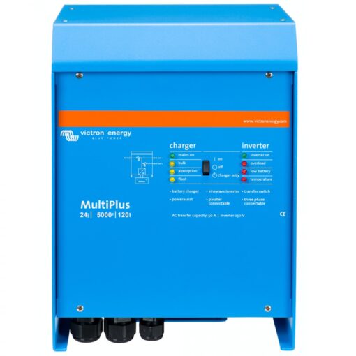 Multiplus 24V 5000VA 230V 50Hz carg.
  120A, conmut. 100A