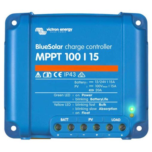 BlueSolar MPPT 100/15 Regulador de Carga
  12/24V-15A 100V