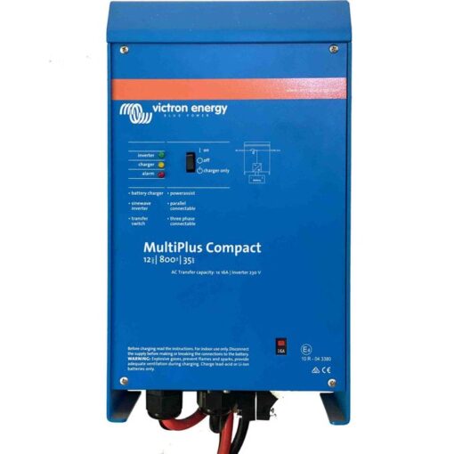 Multiplus Compact 12V 800VA 230V 50Hz
  carg. 35A, conmut. 16A