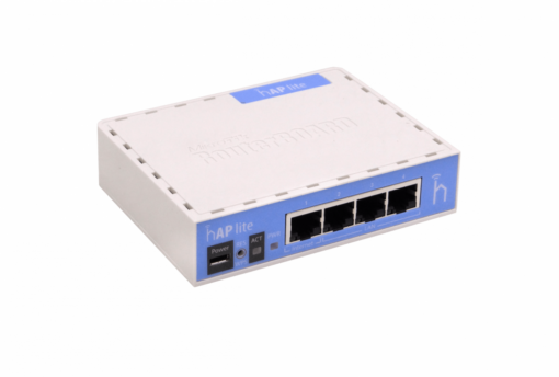 Mikrotik router HAP-LITE  2,4GHz 2x2 L4 Antenas-internas