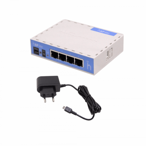 Mikrotik router HAP-LITE  2,4GHz 2x2 L4 Antenas-internas - Imagen 2