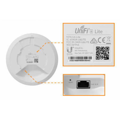 UBIQUITI U6-Lite 2x2 Wi-Fi-6 1200/300mbps - Imagen 2