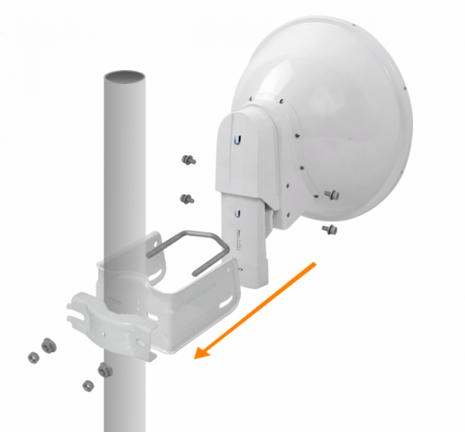UBIQUITI AF-5G23-S45 Antena c/Radome 23dBi 5Ghz Polariz-45º 2-RPSMA Rocket/AF-5X - Imagen 6