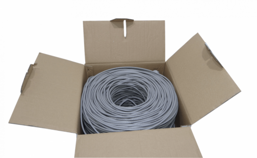 LINKCHIP AWG25/0,45mm CCA Sim-Cat5e Gris Cable UTP 305m Aleacion - Imagen 2