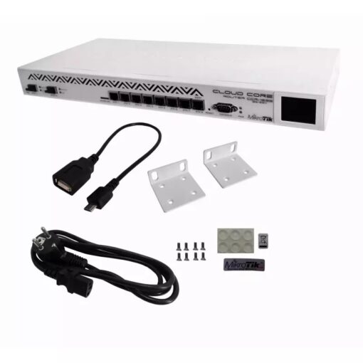MIKROTIK Req-Cabl 36-1,2GHz 2-SFP+ 8-1000 1-USB 1-RS232-DB9 L6 4GB LCD - Imagen 2