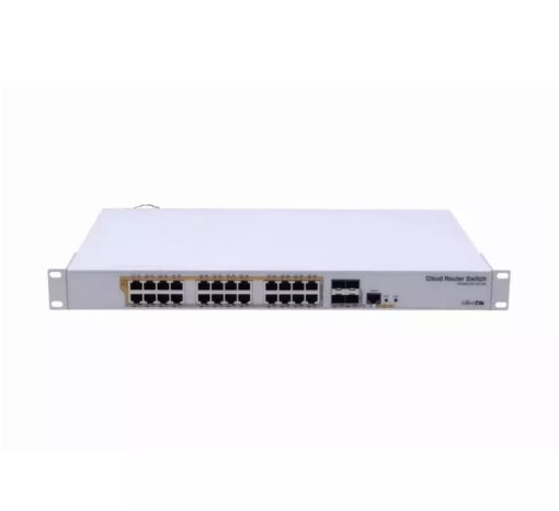 Mikrotik CRS328-24P-4S+RM 4-SFP+10G 24-1000-PoE RS232-RJ45 Switch/Layer3-Router Rack L5 - Imagen 2