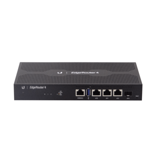UBIQUITI ER-4 3-1000 1-SFP 1-USB Console-RJ45 Router opc-Rack 220V 2x800MHz