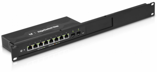 UBIQUITI ES-10XP Edge 40W-tot 8-1000-PoE24V 2-SFP Admin-L2 inc24V/60W opc-Rack - Imagen 2