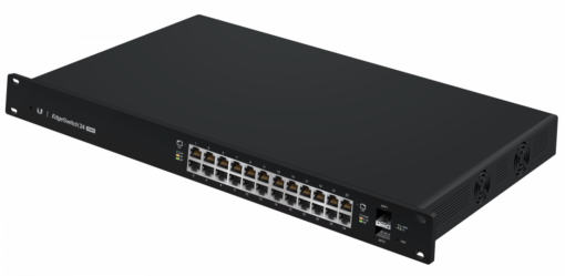 UBIQUITI ES24-250W - Edge 200W-tot 24-1000-PoE24/48af/52at 2-SFP Admin-L3 DHCP