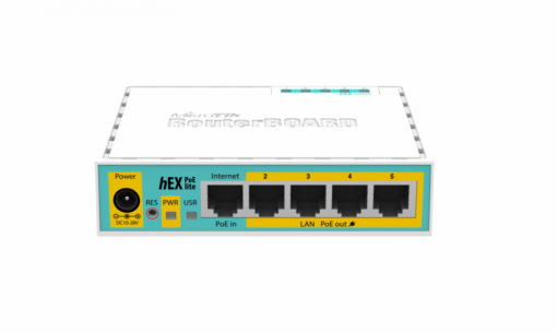 Mikrotik HEX-POE-LITE L4 5-100 PoE-in/out-12W USB L4 64mb - Imagen 2