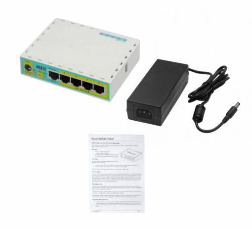 Mikrotik HEX-POE-LITE L4 5-100 PoE-in/out-12W USB L4 64mb - Imagen 3
