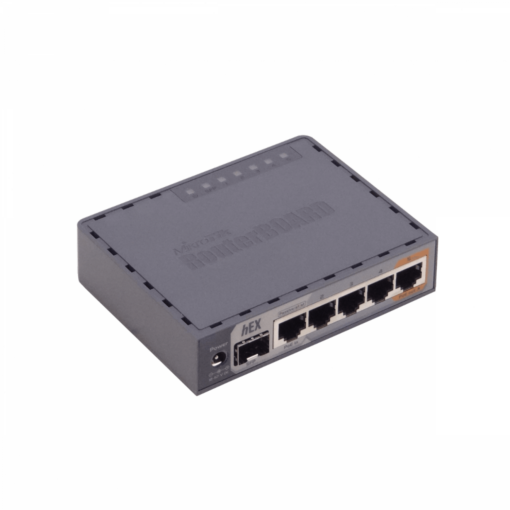 Mikrotik HEXS 1-SFP 5-1000(1-PoE) 2-880MHz 256mb mSD USB L4 - Imagen 2