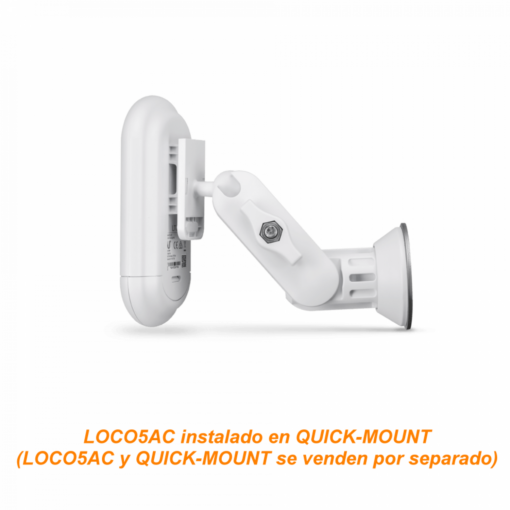 UBIQUITI LOCO5AC NS-5ACL AC 5GHz 13dBi 23dBm 1-1000-RJ45 req-PoE24V 2x2 AIRMAX CPE/AP - Imagen 4