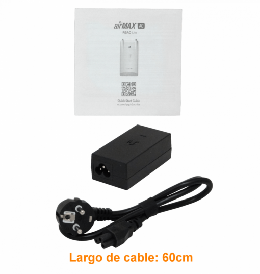 UBIQUITI R5AC-LITE 5,1-5,9GHz PTP/PTMP 1-1000 2-RPSMA inc-PoE24 27dBm 20-26VDC - Imagen 3