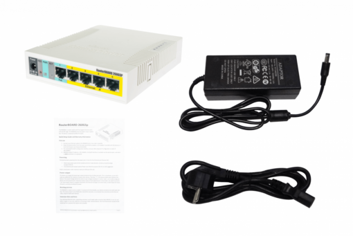 Mikrotik RB260GSP 5-1000-(4-PoE/9-28VDC) 1-SFP SWOS VLAN Switch Admin no-Rack - Imagen 4