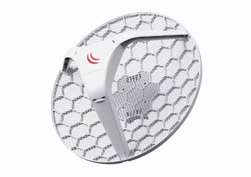MIKROTIK RBLHG-5ND Grilla 24,5dBi 7º 25dBm 1-100 2x2 L3 11-30V 391mm-Diam inc24V