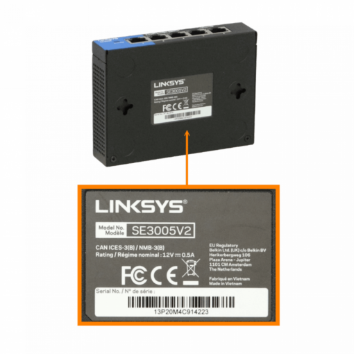 LINKSYS SE3005 5-1000 Gigabit Switch Desktop no-Administrable no-Rack - Imagen 3