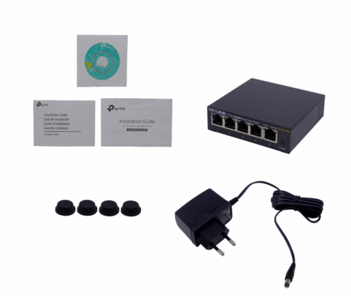 TP-LINK TL-SG105E - 5-1000 Metalico Switch Smart Fuente-externa-9V no-Rack - Imagen 4