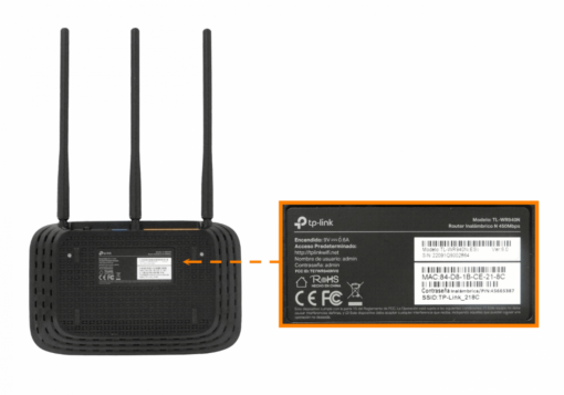 TP-LINK TL-WR940N N-450mbps 3-Antenas-Fijas 4-LAN 1-WAN 2,4GHZ Router WiFi - Imagen 3