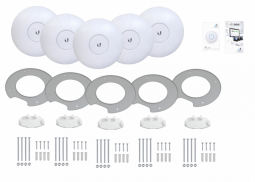 UBIQUITI UAP-AC-PRO-5 - 5-unid 22dBm 2,4GHz-N450 5Ghz-1300 - Imagen 5