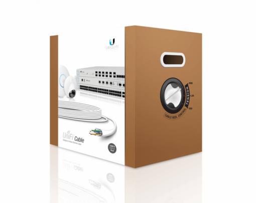 UBIQUITI UC-C6-CMR - UTP Cat6 Interior Blanco 304mt 23AWG 10Gbps CMR Caja Cable - Imagen 3