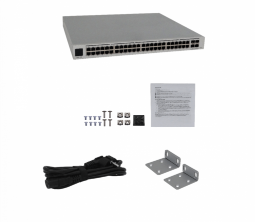 UBIQUITI USW-PRO-48-POE Switch 600W 48-1000-PoE48af/52at/24V 4-SFP/2+10G Req-Server - Imagen 3