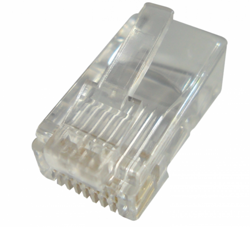 RJU-BC CAT5e Unifilar RJ45 Bolsa 100 Conectores Crimpeables