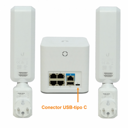 Ubiquiti AmpliFi AFI-HD 2-Extens 5-1000 USB Router-HD Mesh AC1300 N450 1750mbps 26dBm - Imagen 2
