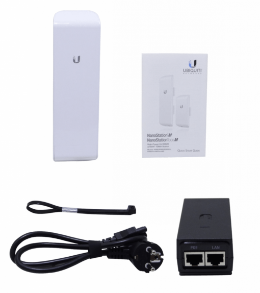 UBIQUITI NSM2 -2,4GHZ 2X2 2-100-RJ45 11DBI 28DBM Nanostation-M2 - Imagen 4