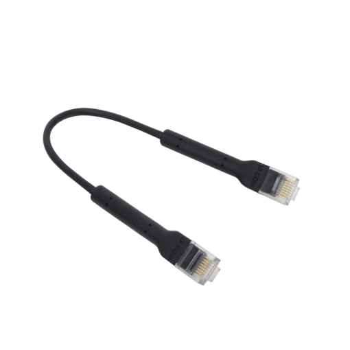 UBIQUITI NUP-01 Negro 10cm Cable Cat6 RJ45 0,1mt U-Cable-Patch-RJ45-BK - Imagen 2