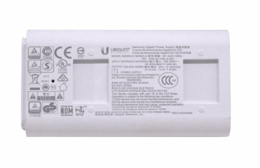 UBIQUITI POE-24-12W-G Gigabit 24VDC 12W Inyector PoE 0,5A c/ESD - Imagen 4
