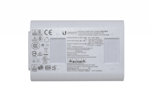 UBIQUITI POE-48-24W-G Gigabit PoE 48V 24W 2-RJ45 220VAC UBI-POE-48-5G - Imagen 3