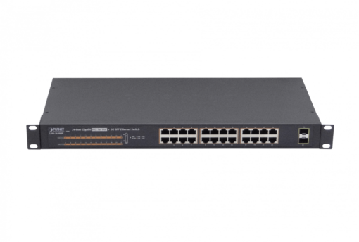 PLANET GSW-2620HP 24-1000-PoE48+af/at 220W-total 2-SFP Switch no-Admin Rack - Imagen 2