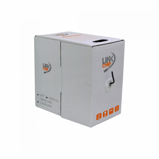 LINKCHIP CBXR-UN3 0,57mm sim-Cat6 PE Exterior Negro Cable UTP 305mt Cobre Unif - Imagen 2