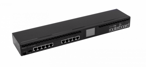 MIKROTIK RB2011UIAS-RM Rack-1U 5-100 5-1000 LCD SFP L5 USB Console-RJ45 PoE/8-30V