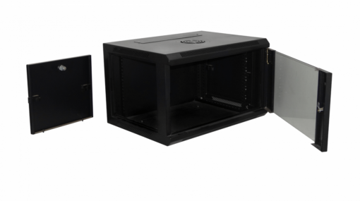 Gabinete Rack Pared Negro inc-M6-2U RK06-4L 45cm-Fondo 6U - Imagen 2