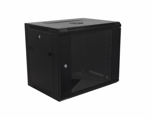 Gabinete Rack Pared Negro inc-M6-2U RK09-4L 45cm-Fondo 9U