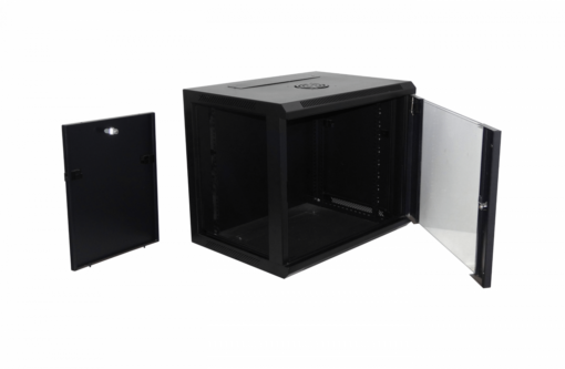Gabinete Rack Pared Negro inc-M6-2U RK09-4L 45cm-Fondo 9U - Imagen 2