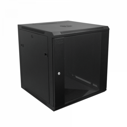 Gabinete Rack Pared Negro inc-M6-2U RK12-6L 60cm-Fondo 12U