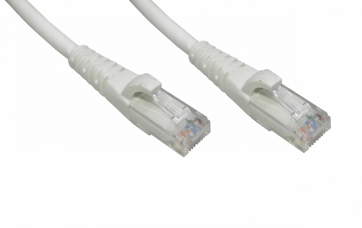 CP6W-05-4 Pack 4un 50cm Cat6 U/UTP Blanco LSZH Cable Patch Inyectado Multif - Imagen 2