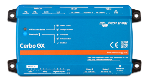 Cerbo GX para monitoreo remoto