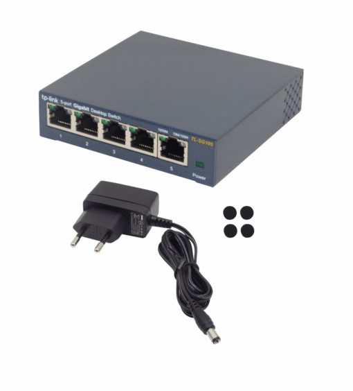 TP-LINK Metalico 5-1000 Gigabit Switch no-Admin no-Rack Compacto - Imagen 3