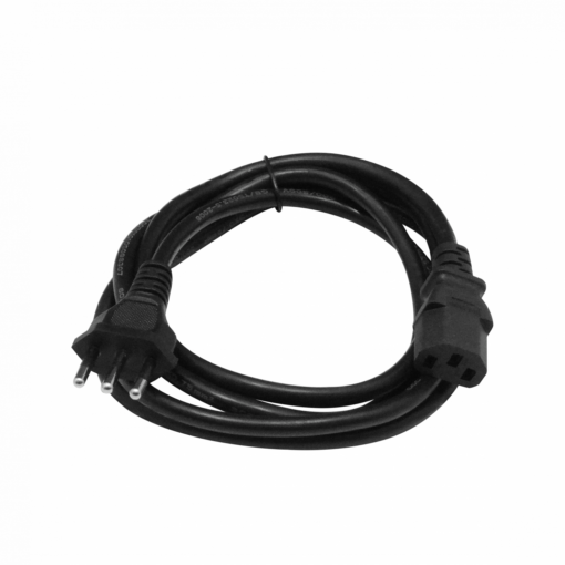 Cable Poder 1,8mt 3x0,75mm2 Chile-C13 6A, CEI23-16-VII 180cm - Imagen 2
