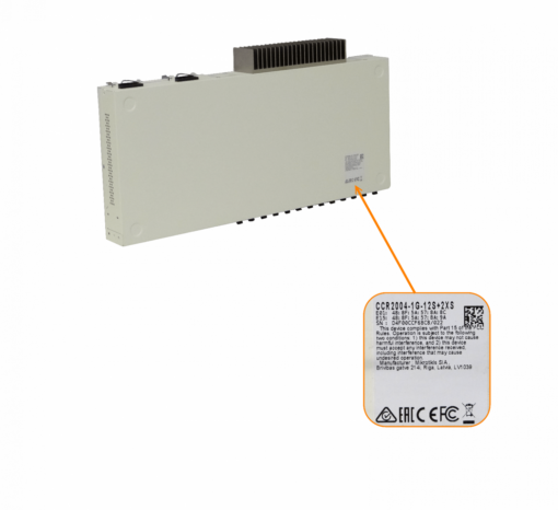 MIKROTIK Req-Cable 1-1000 12-SFP+10G 2-SFP28-25G Console-RJ45 L6 BGP - Imagen 4