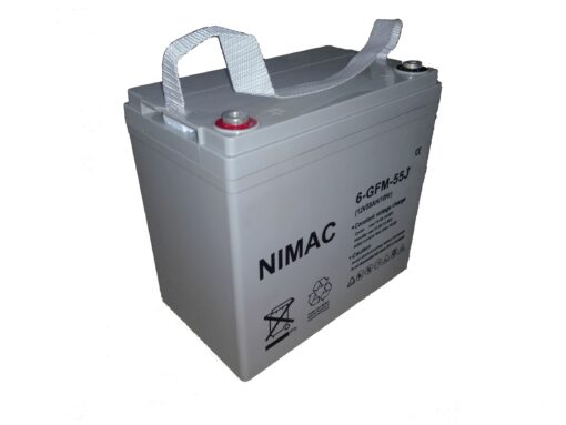 Bateria Nimac GEL,
  Ciclo Profundo 55 AH, 12 Volt, J type