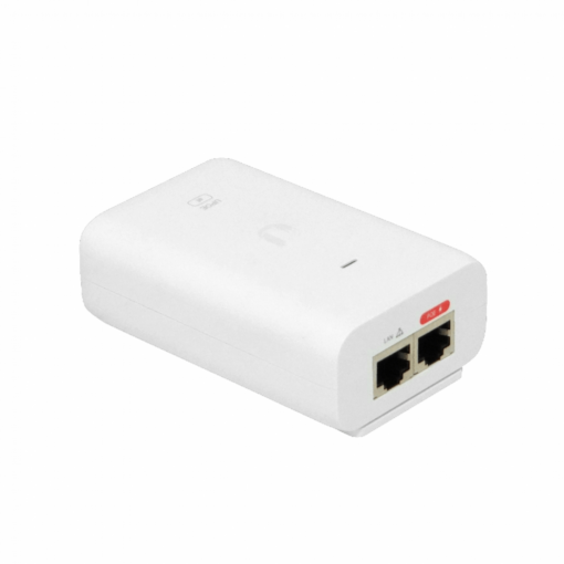UBIQUITI 48VDC 31,2W inyector PoE 0,65A Gigabit 802.3at Cumple Norma